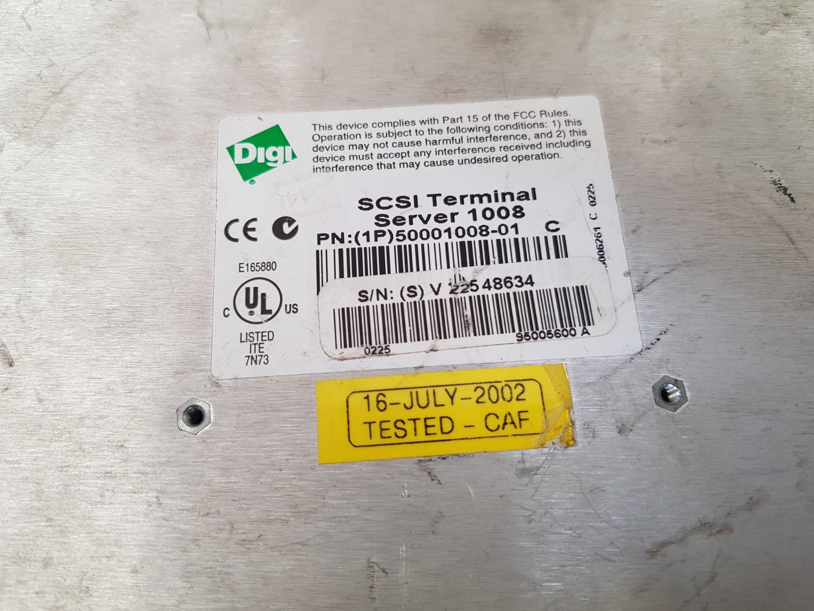 Digi Sts 1008 Scsi Terminal Server (1P) 50001008-01 C