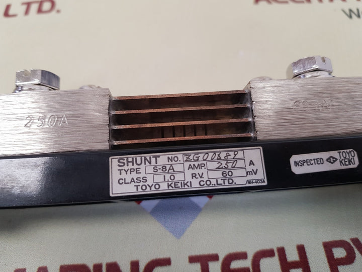 Toyo keiki s-8a shunt