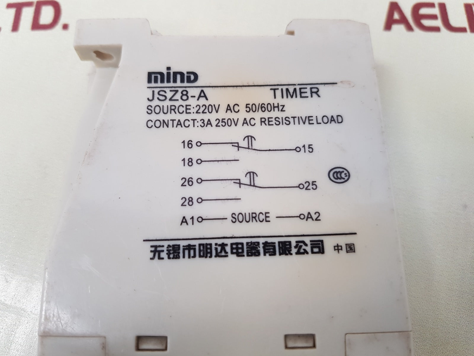 Mind Jsz8-03 Timer Jsz8-a 220V Ac, 50/60Hz