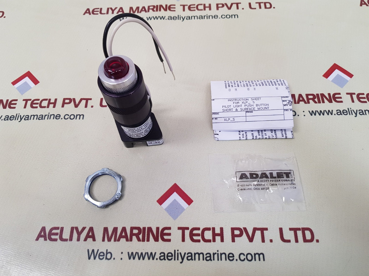 Adalet series xlp rs n4 pilot light push button