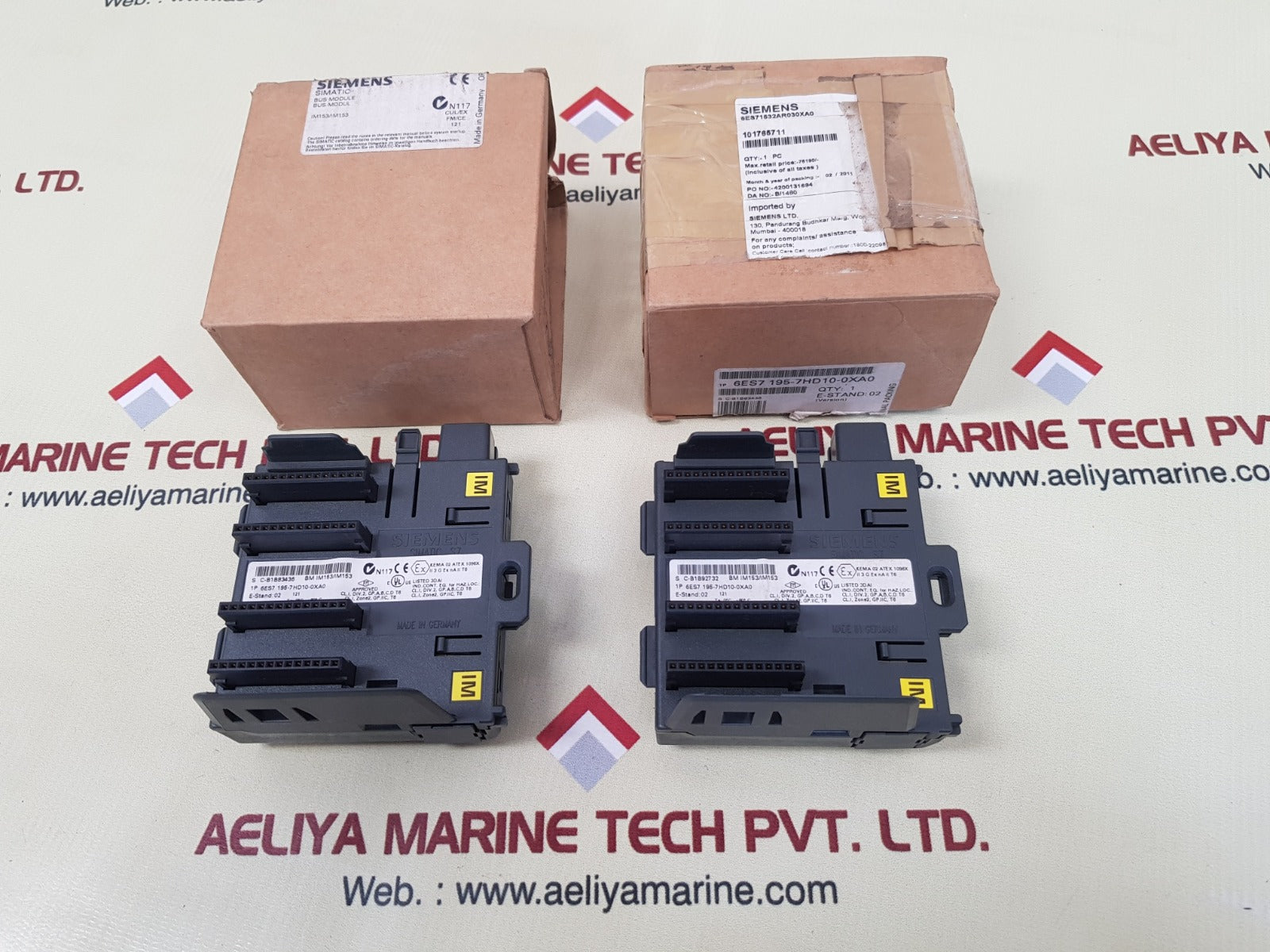 Siemens 6Es7 195-7Hd10-0Xa0 Bus Module 60°C
