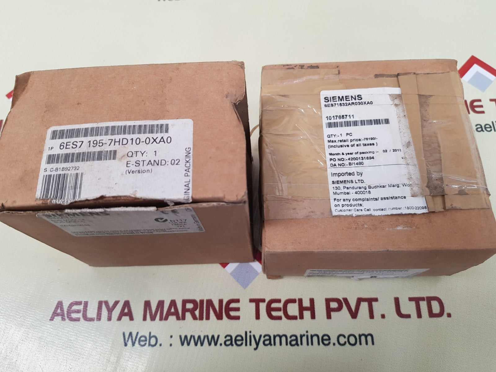 Siemens 6Es7 195-7Hd10-0Xa0 Bus Module 60°C