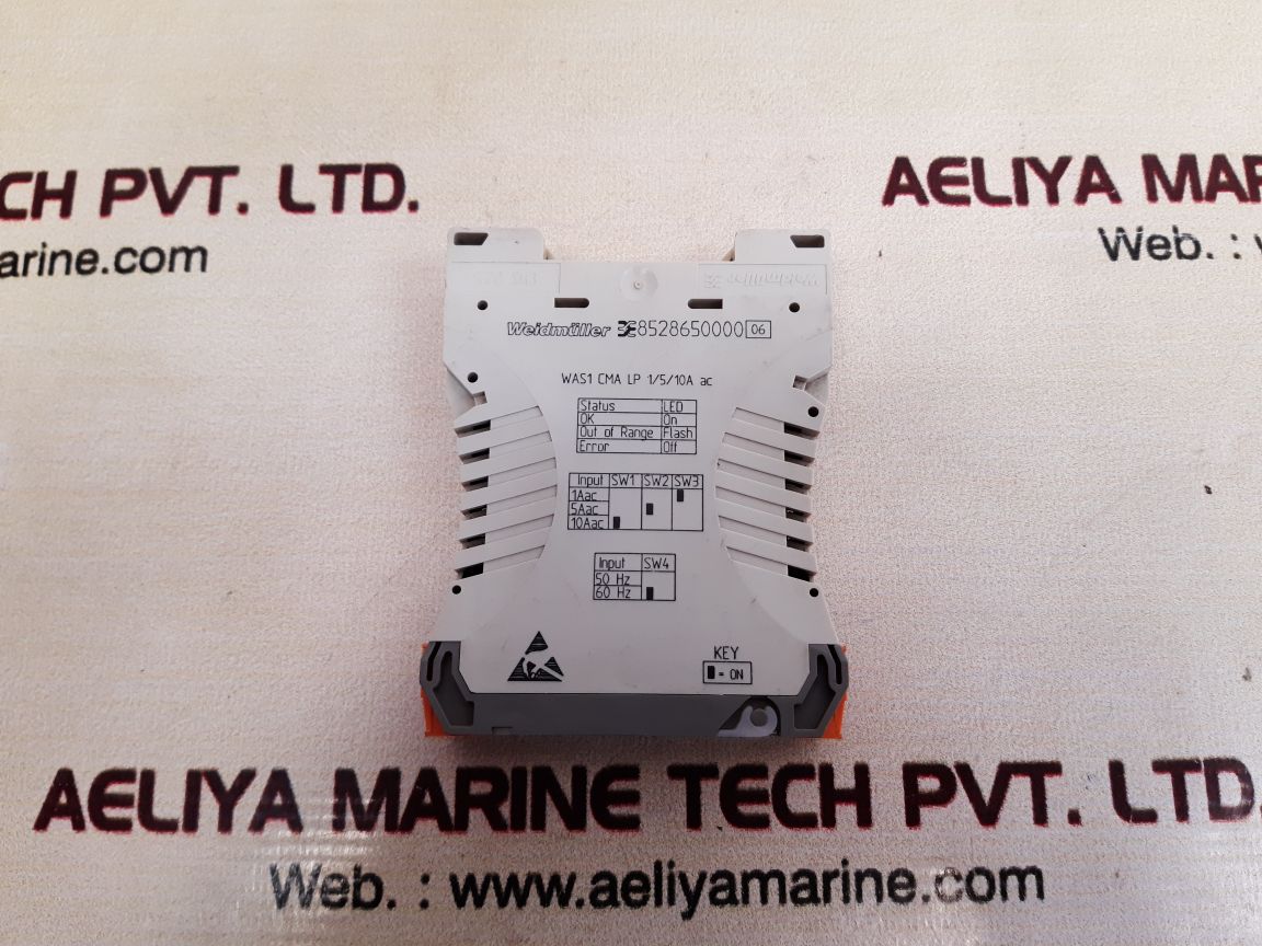 Weidmuller was1 cma lp 1/5/10a ac isolation transmitter 8528650000 06