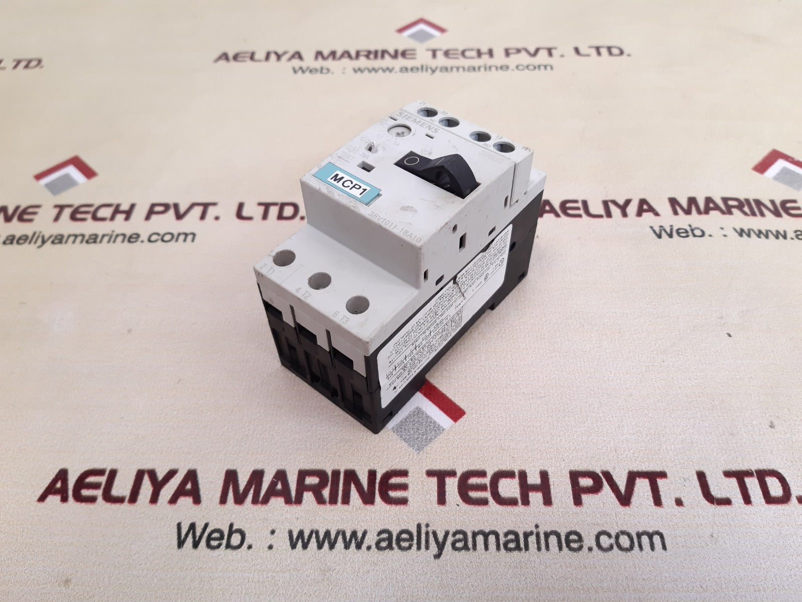 Siemens 3Rv1011-1Ba10 Motor Protection Circuit-breaker 1.4-2A