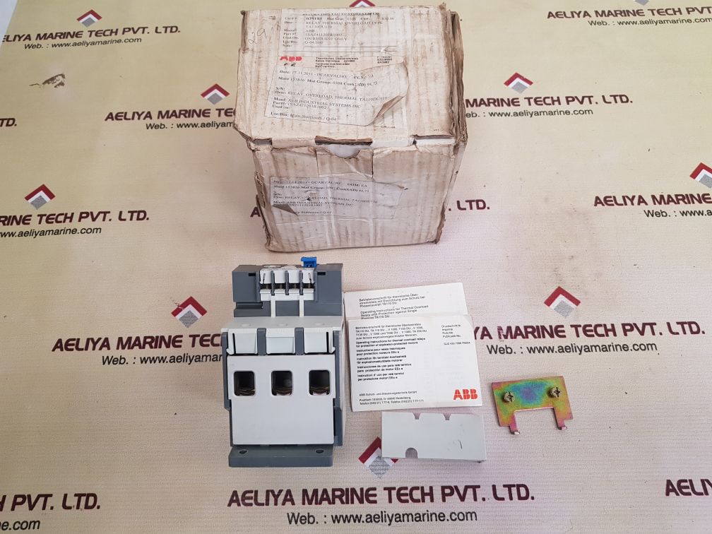 Abb ta110 du thermal overload relay