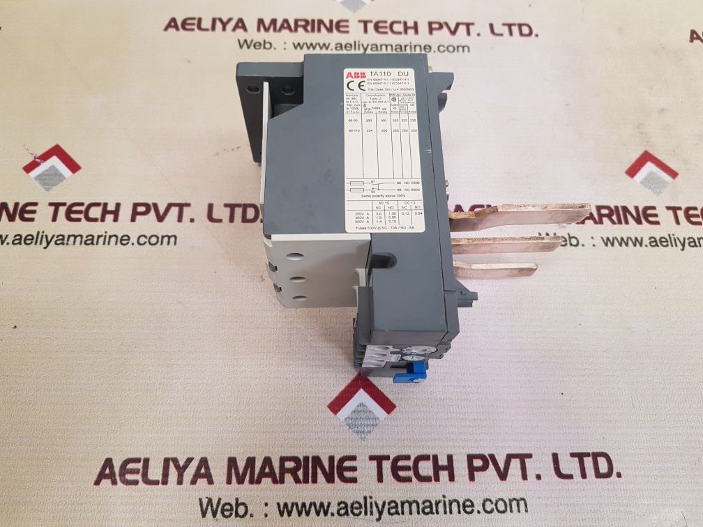 Abb ta110 du thermal overload relay