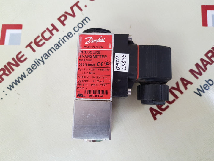 Danfoss mbs 5150 pressure transmitter 060n1064