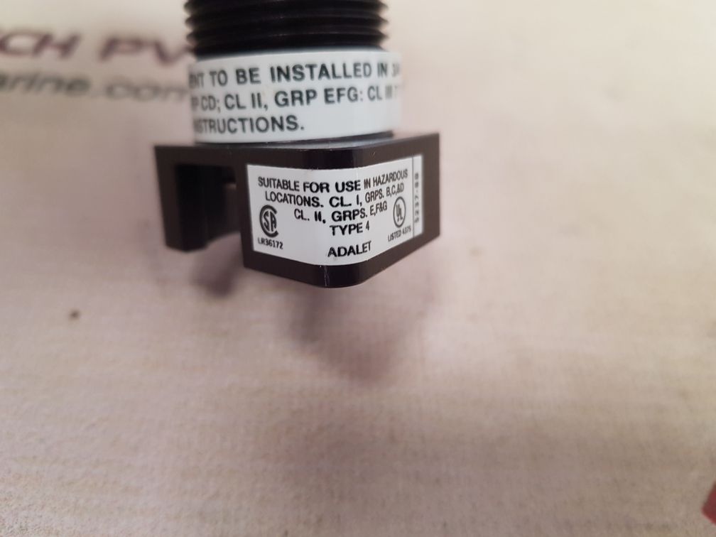 Adalet xhp bs pushbutton operator explosion-proof