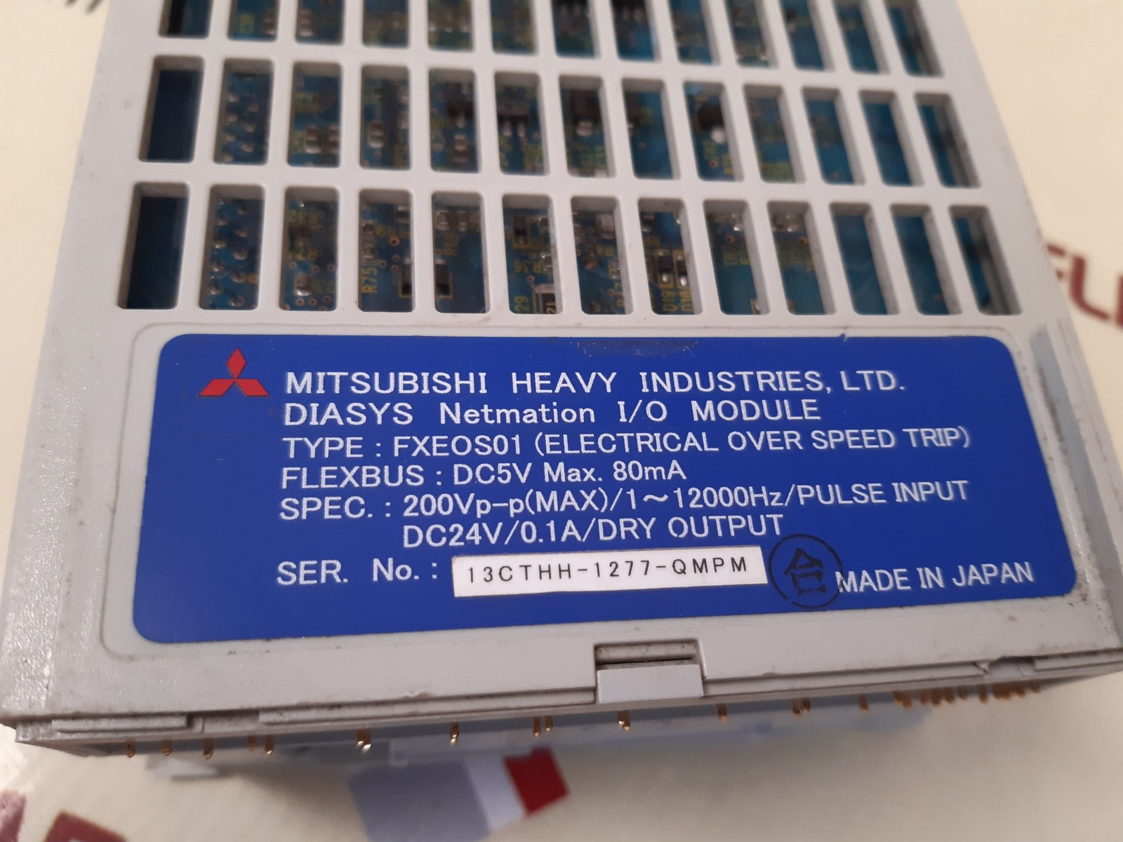 Diasys/ Mitsubishi Fxeos01 Electrical Over Speed Trip Module Dc24V