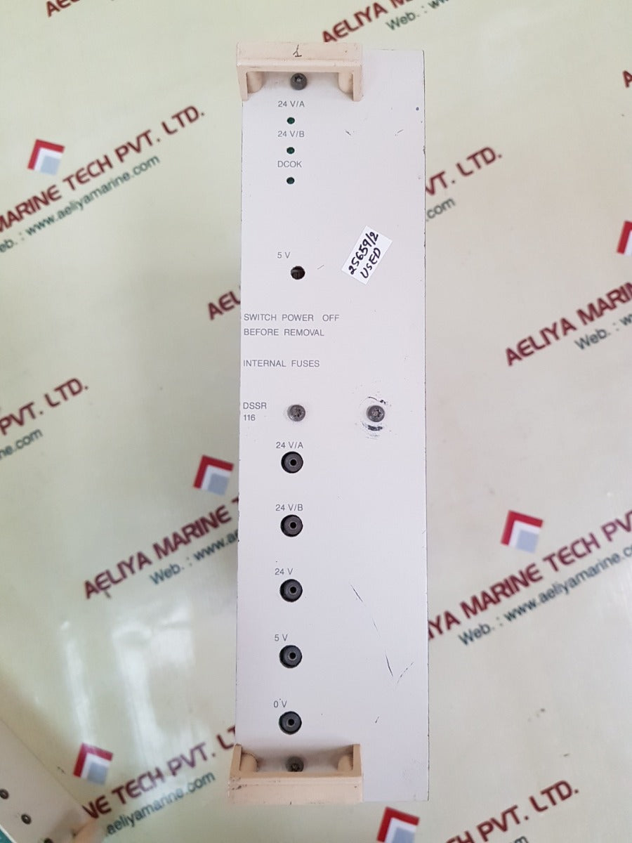Abb dssr 116 power supply unit 48990001-fk/2