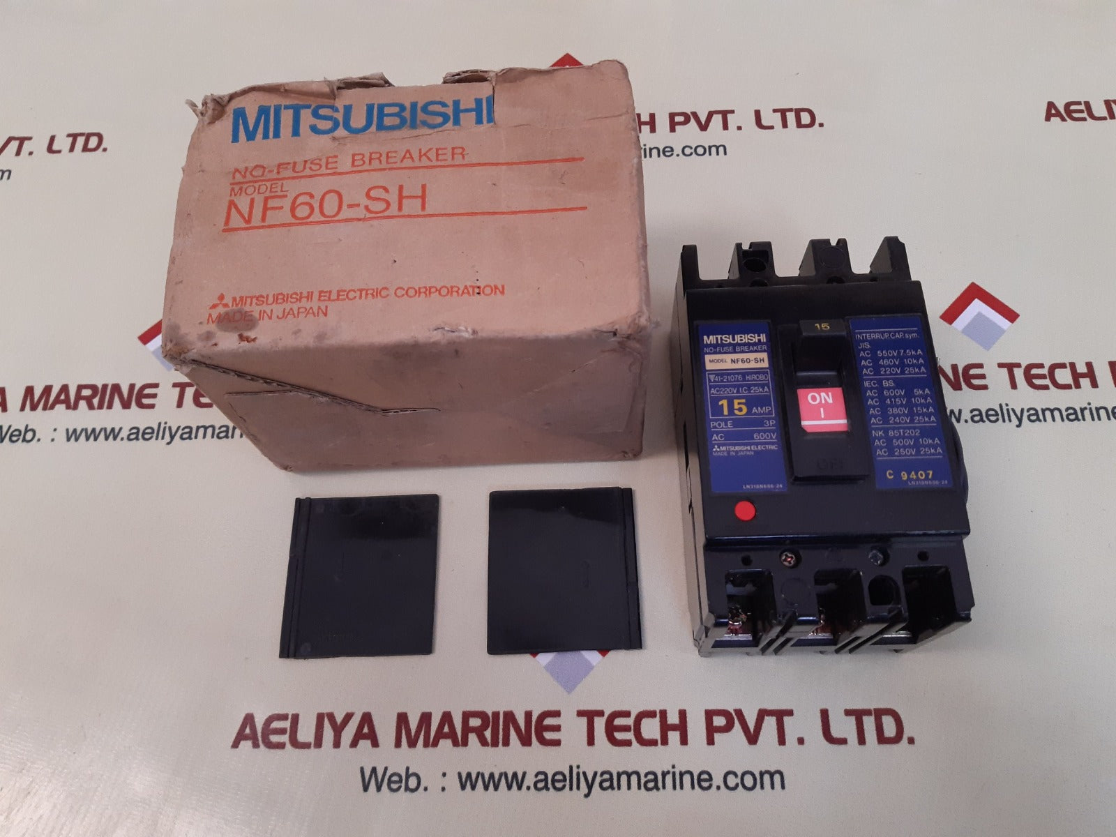 Mitsubishi Electric Nf60-sh No Fuse Breaker 15Amp