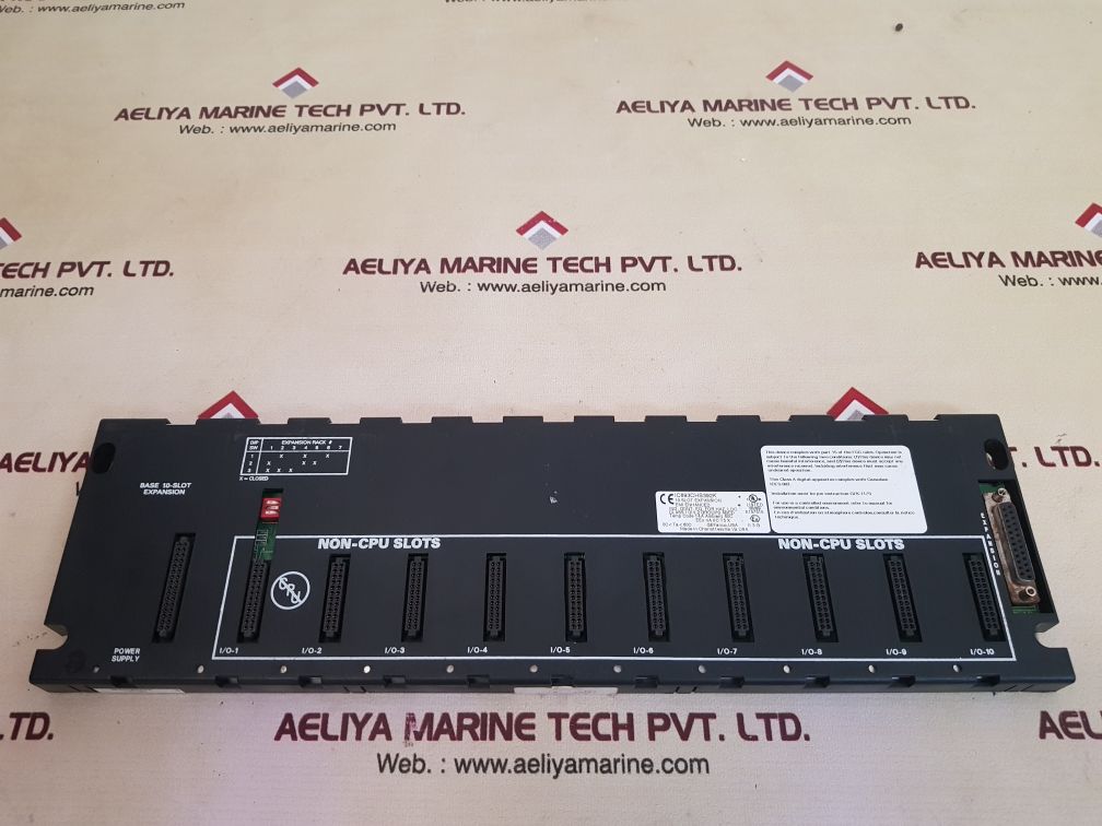 Ge fanuc ic693chs392k 10 slot expansion module used
