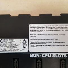 Ge fanuc ic693chs392k 10 slot expansion module used