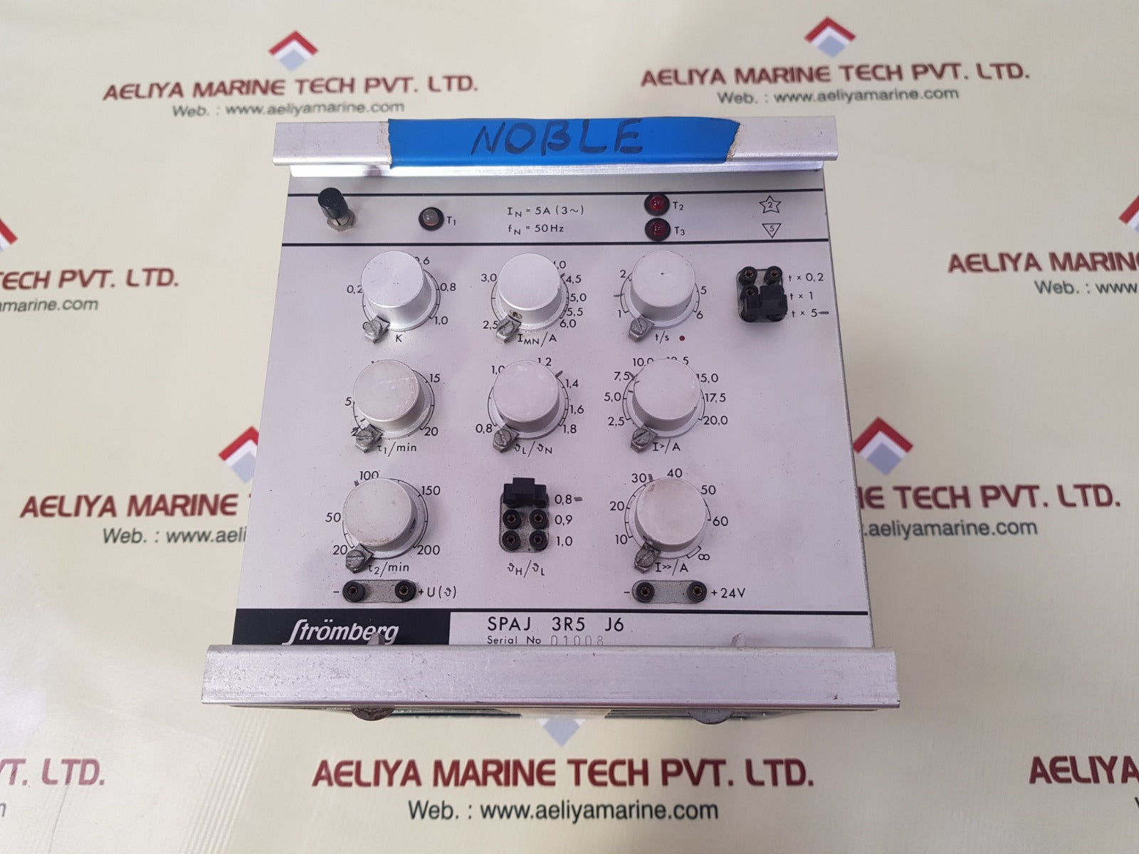 Stromberg Spaj 3R5 J6 Overcurrent Relay – Aeliya Marine Tech