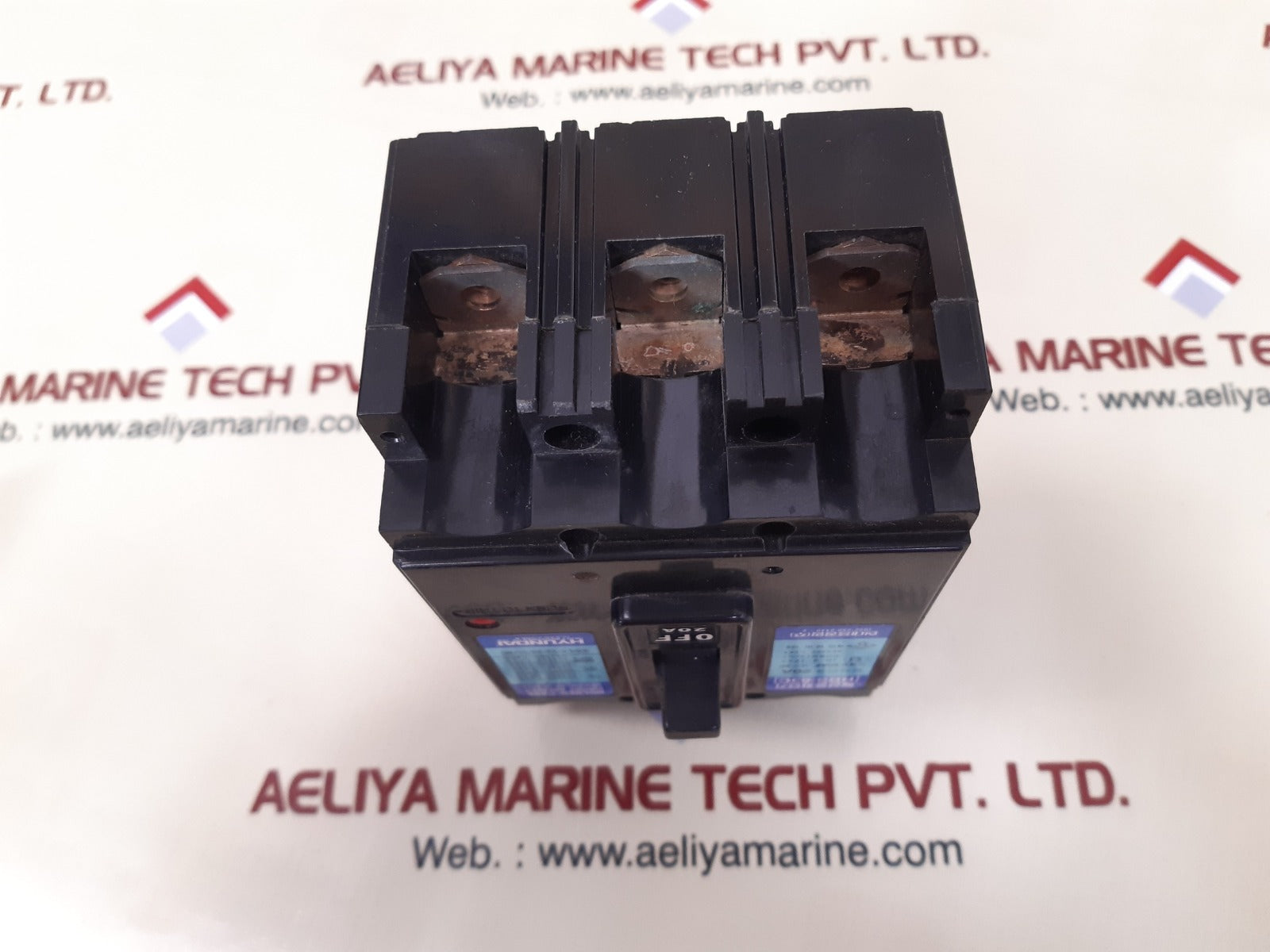 Hyundai Hbs-63C 3P Molded Case Circuit Breaker 20A
