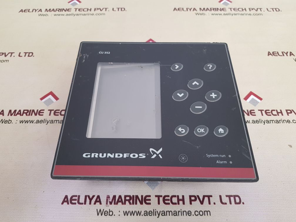 Grundfos cu 352 multi pump control Panel