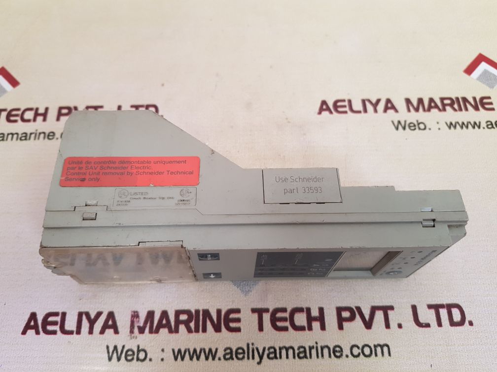 Schneider micrologic 6.0 a control unit Used