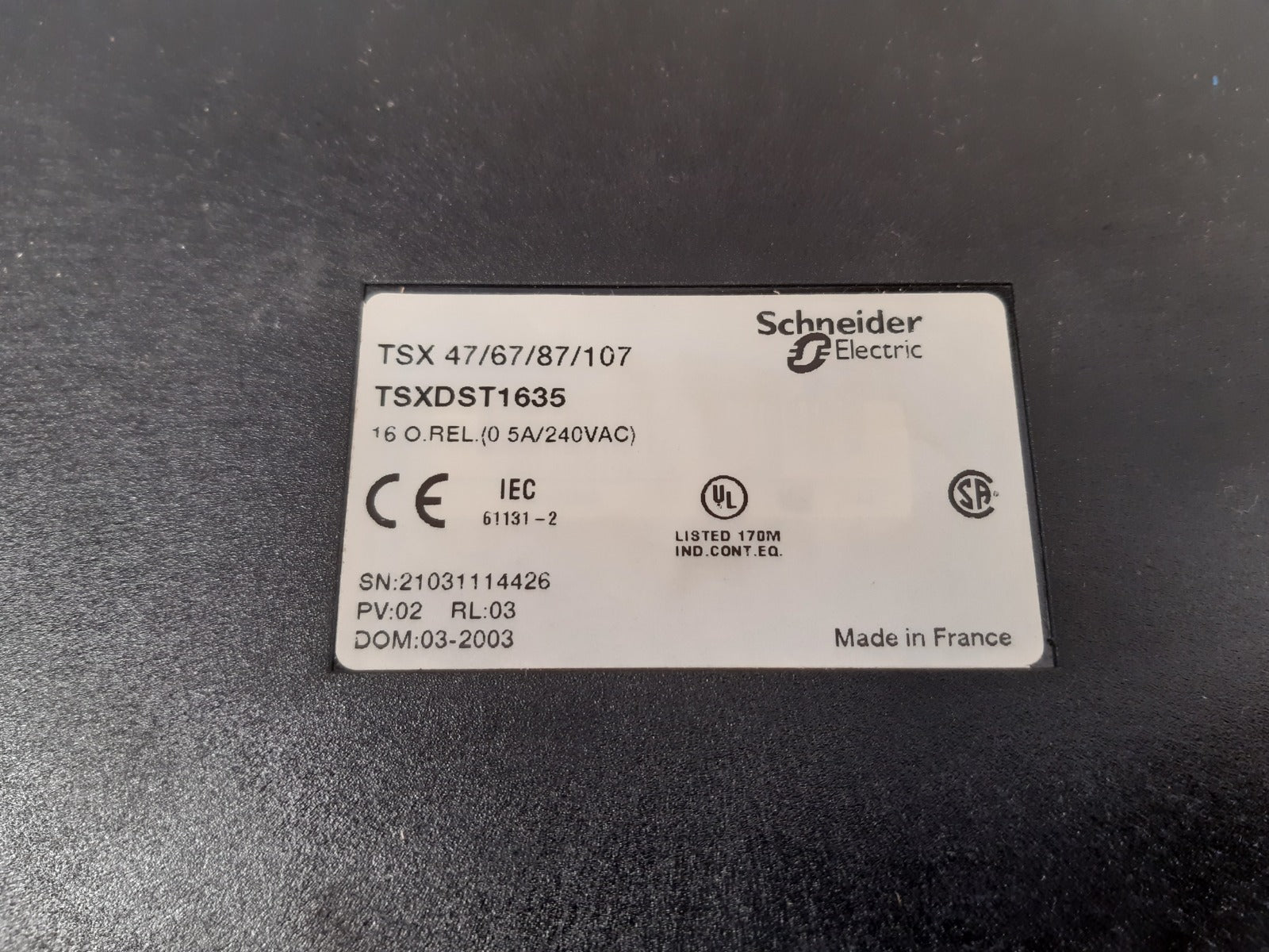 Schneider Electric Tsxdst1635 Output Module