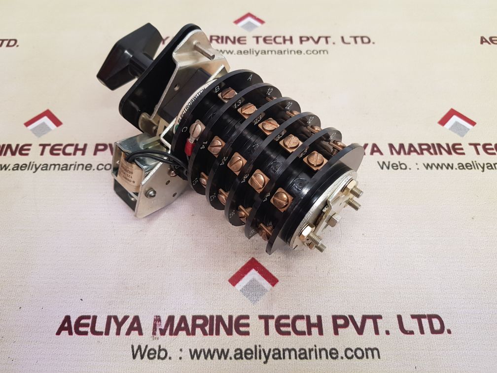 Electroswitch 7804d rotary switch lock out relay used