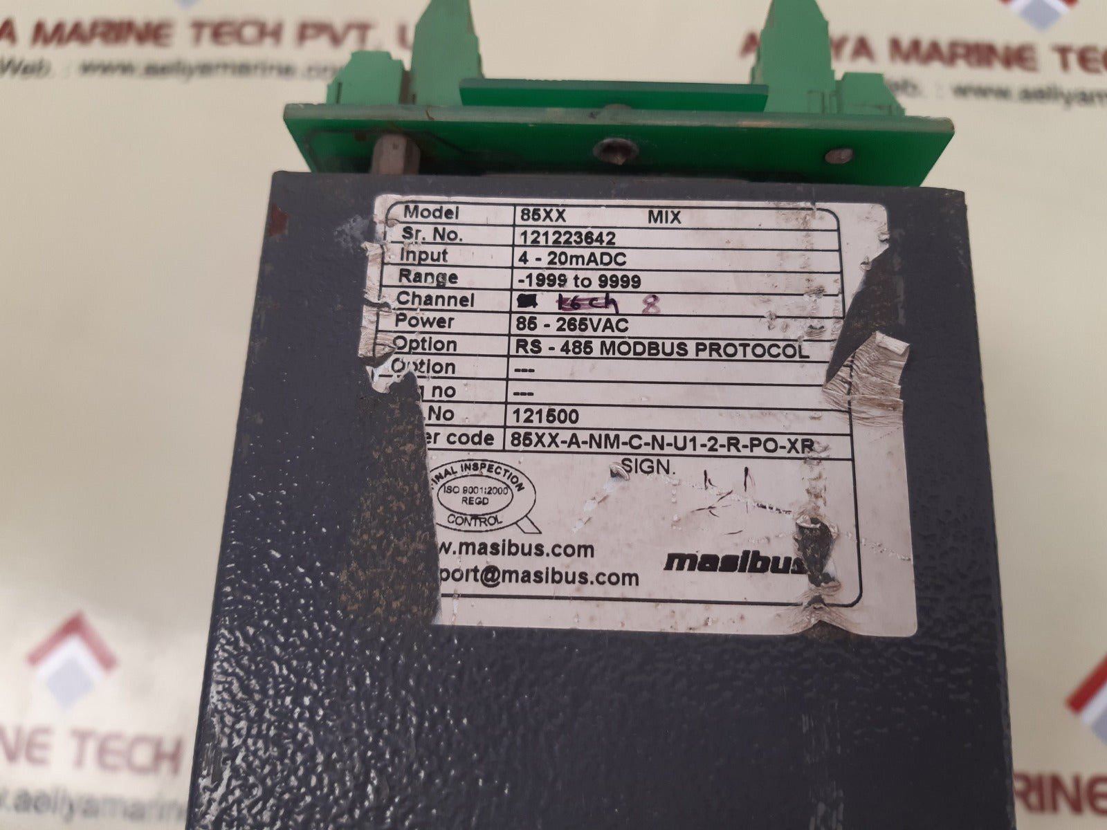 Masibus 85Xx Channel Process Scanner Power Channel-8