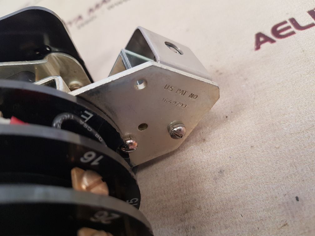 Electroswitch 7804d rotary switch lock out relay used