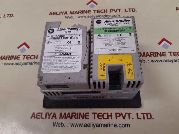 Allen-bradley 2711P-k4M20D Ser A Panel View Plus 400 Interface Panel 24Vdc 25W