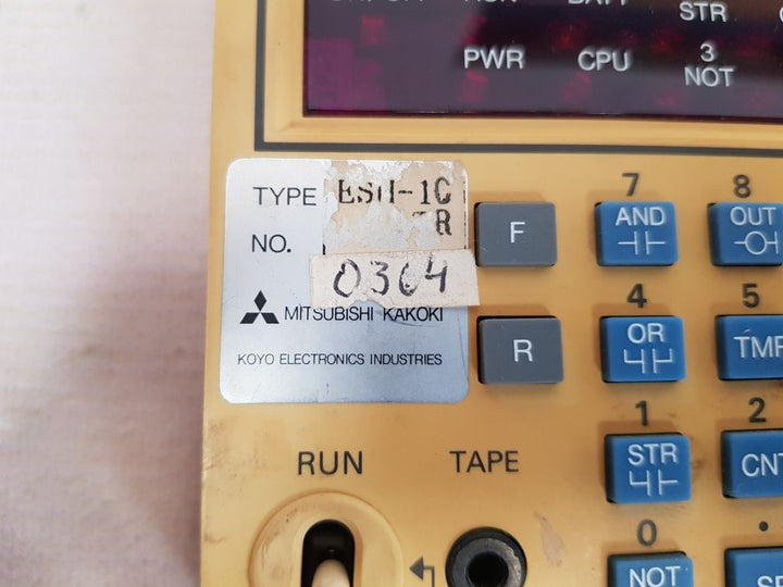 Mitsubishi kakoki esh-1c tr programming keyboard display