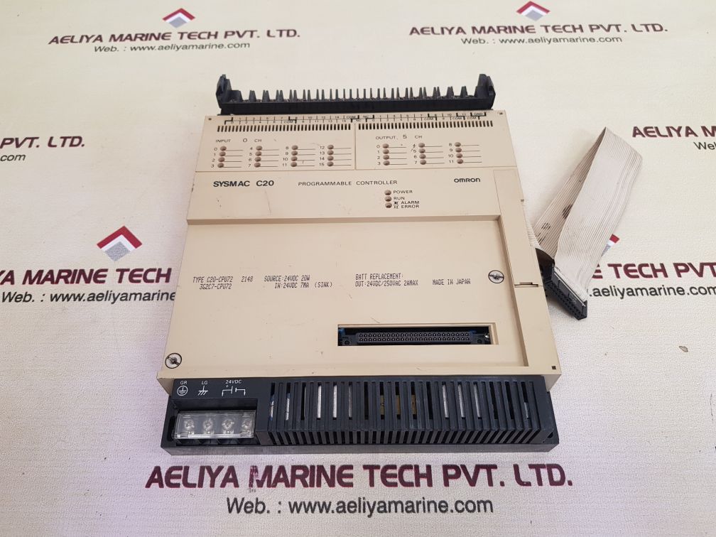 Omron sysmac c20 programmable controller c20-cpu72 3g2c7-cpu72