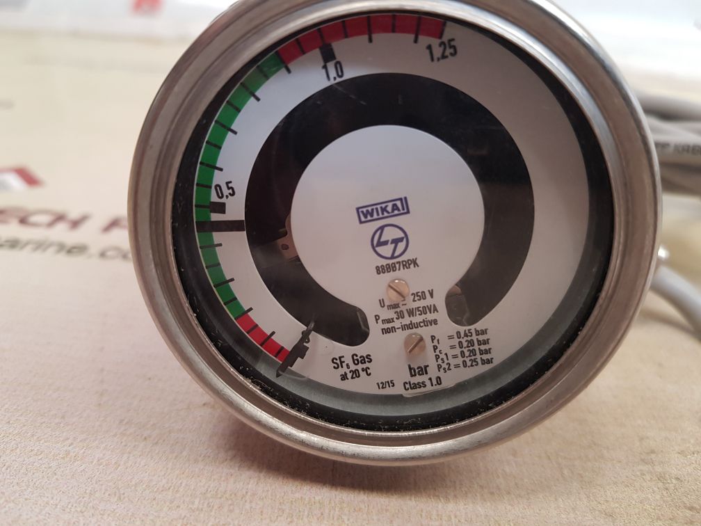 Wika 233.52.063 sf6 gas density monitor