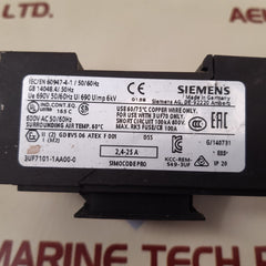 Siemens 3Uf7101-1Aa00-0 Current Measuring Module Air Temp 60°C