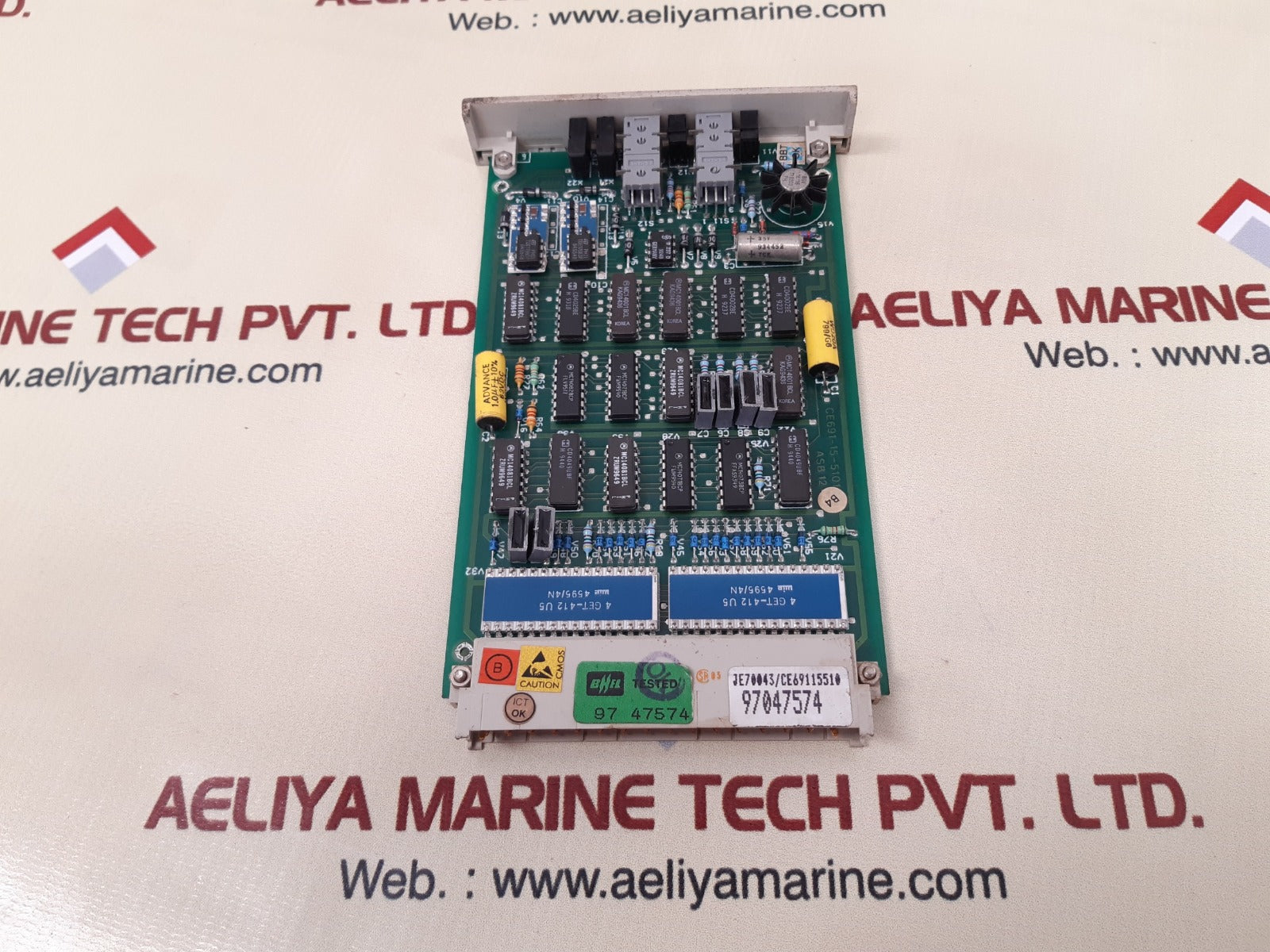 Bhel Asb 12-2 Pcb Card Ce 691-15-510