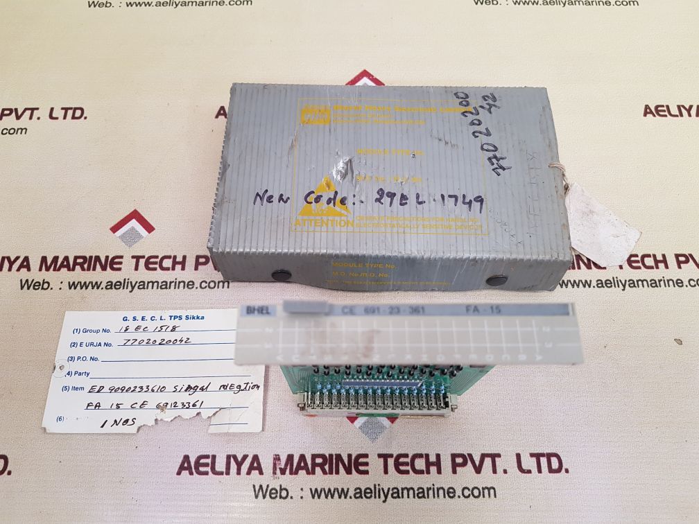 Bhel fa-15 pcb card ce 691-23-361
