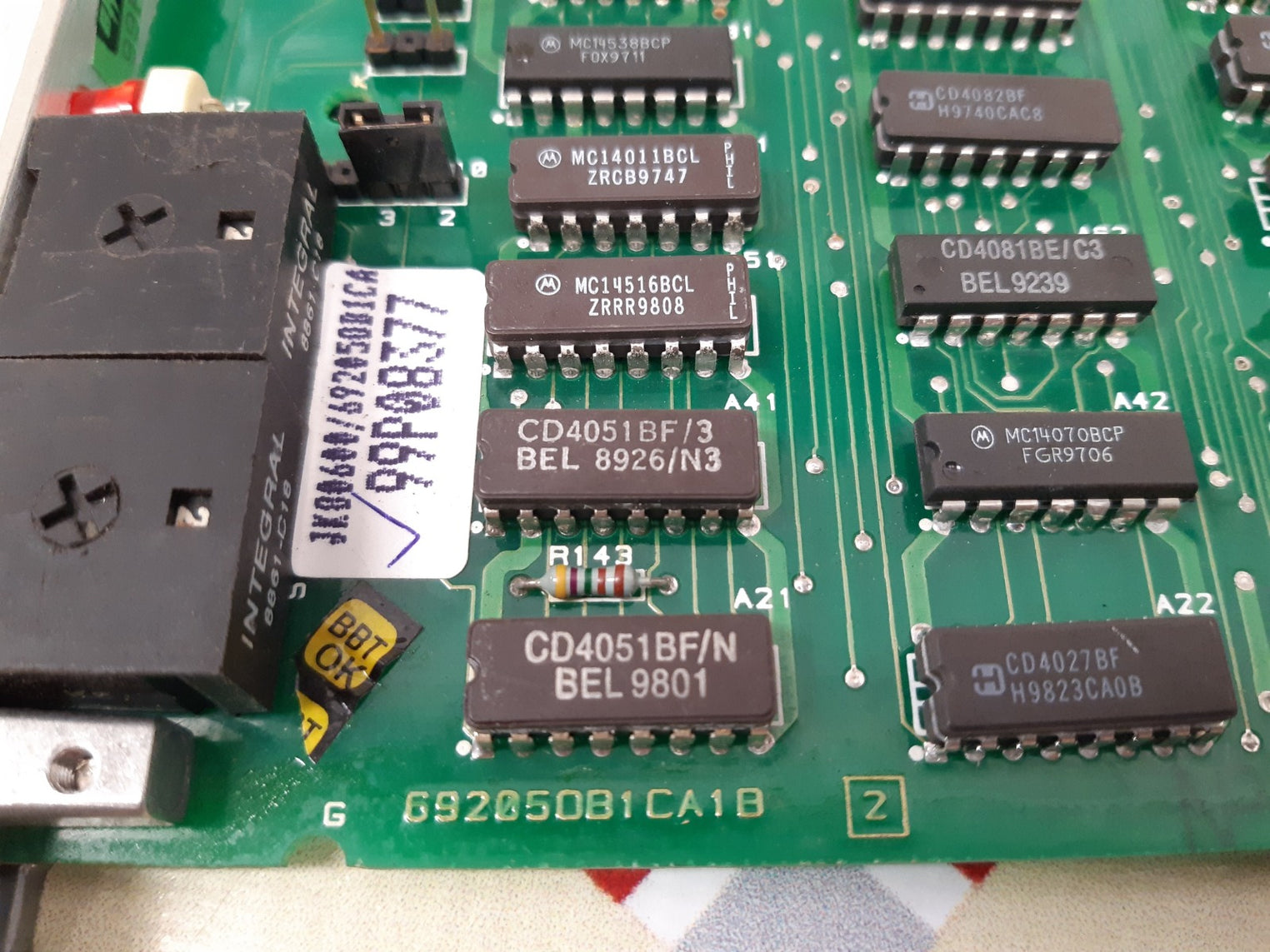 Bhel 692-05-ob1ca pcb card