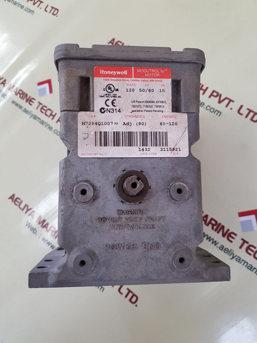 Honeywell m7294q1007 motor 50011657-001 rev. d