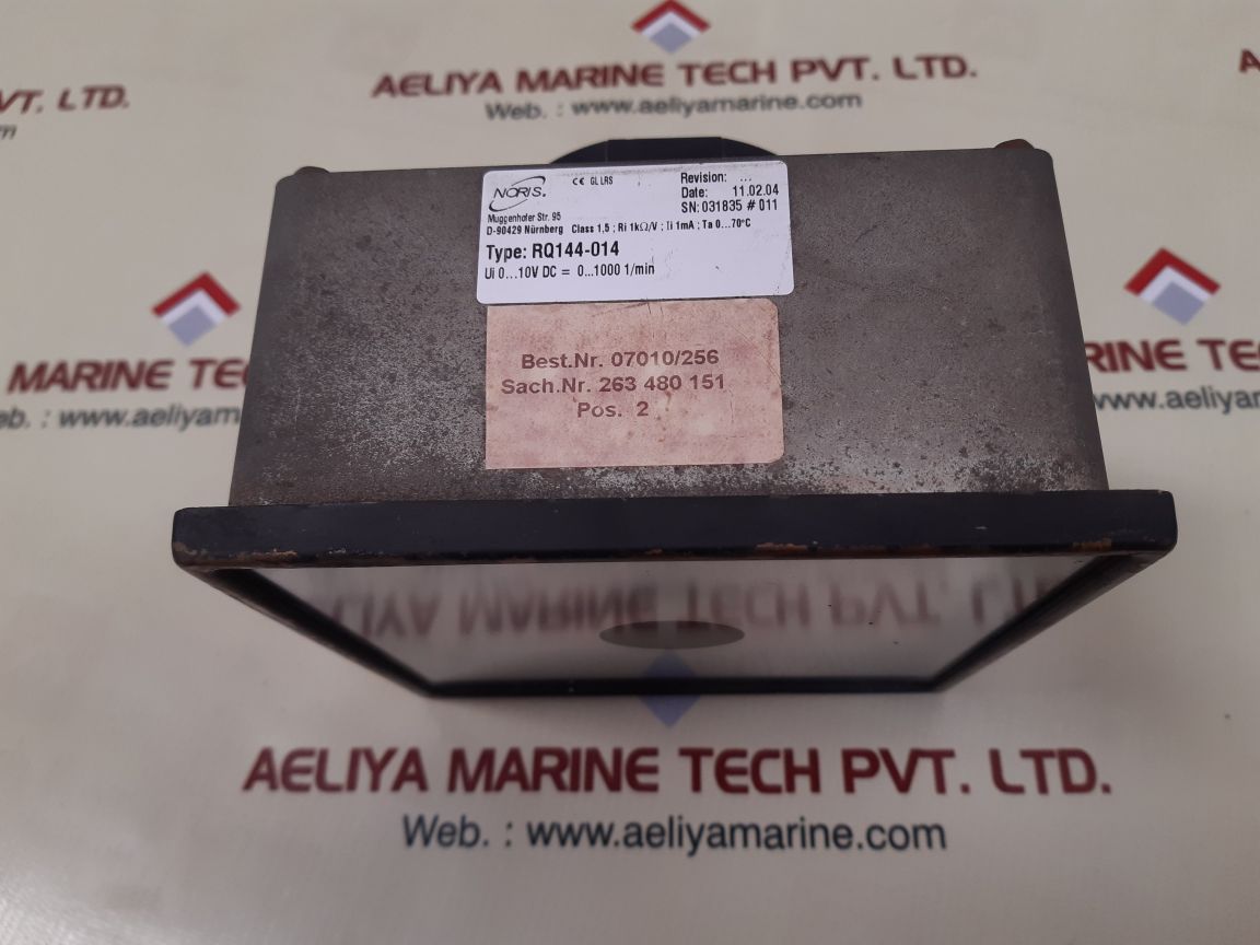 Noris rq144-014 rpm indicator
