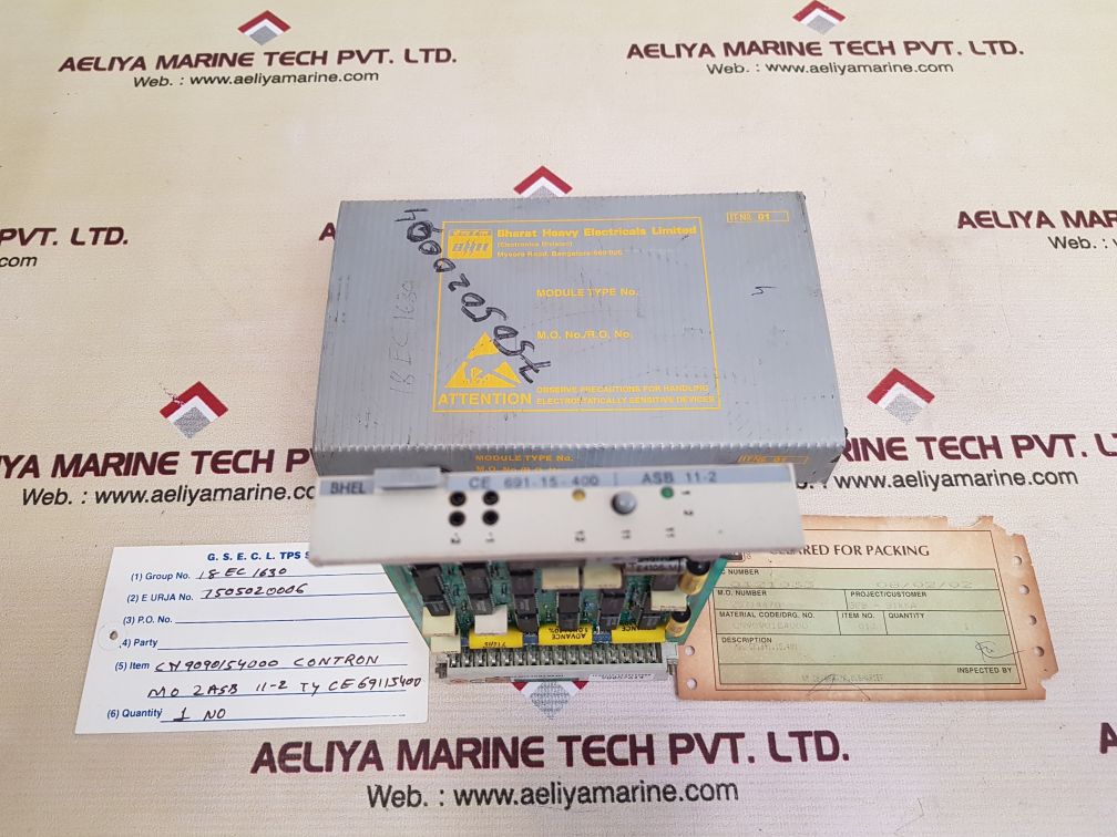 Bhel asb 11-2 pcb card ce 691-15-400