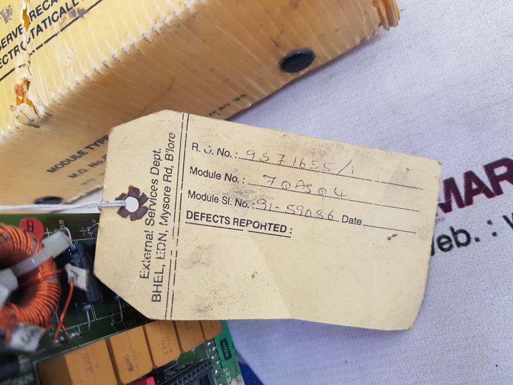 Brown Boveri 70As00 Transducer Module