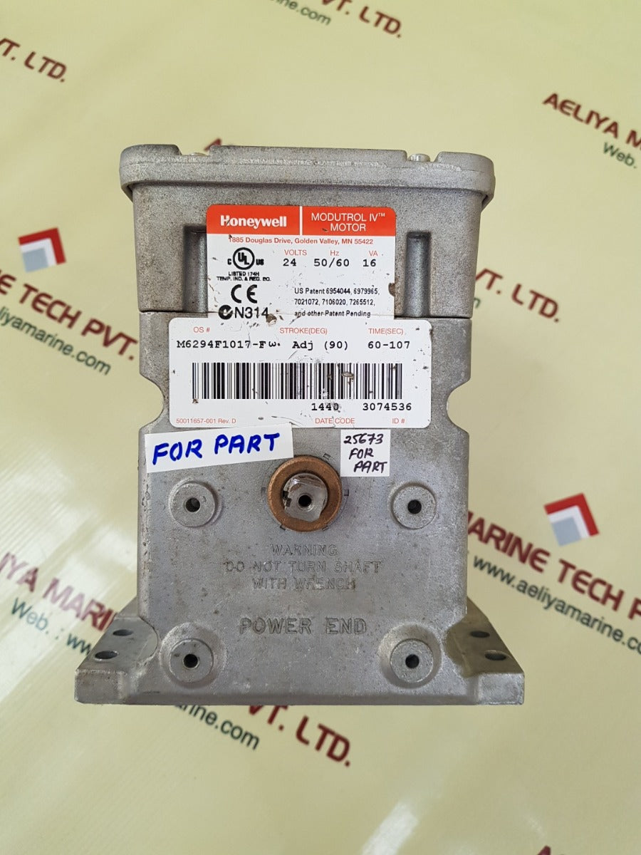 Honeywell m6294f1017-f 3 modutrol iv tm motor