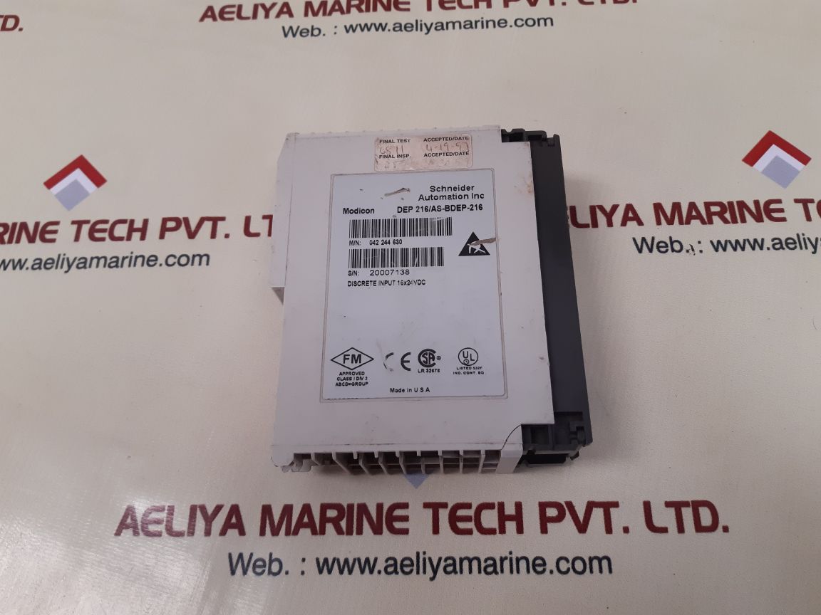 Schneider modicon dep 216/as-bdep-216 discrete input

