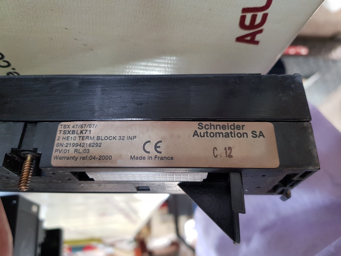 Telemecanique tsx7,tsxrkn82,les 20,aem 16 02,aem 1613, tsx det 32 42 module rack 