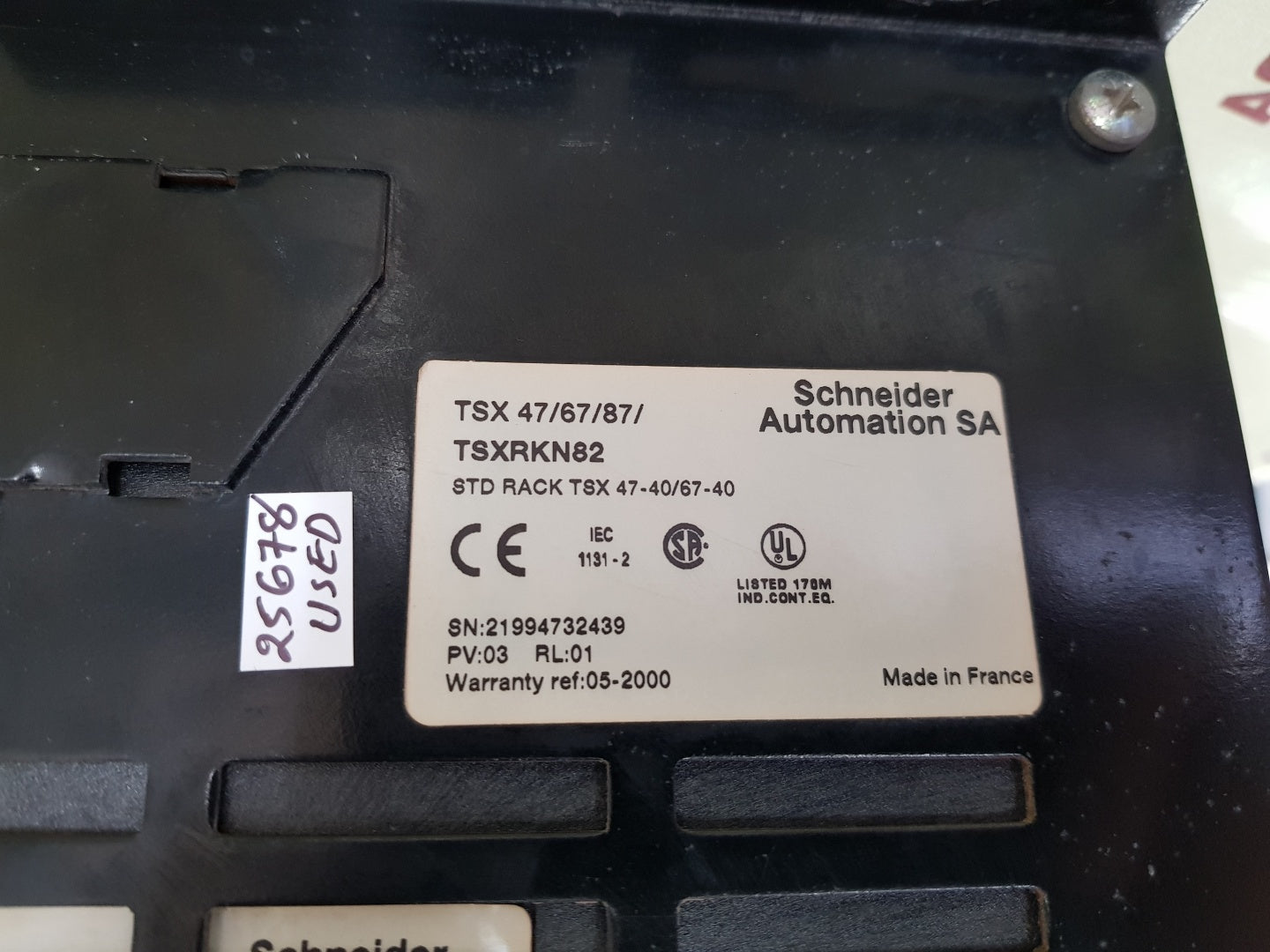 Telemecanique tsx7,tsxrkn82,les 20,aem 16 02,aem 1613, tsx det 32 42 module rack 