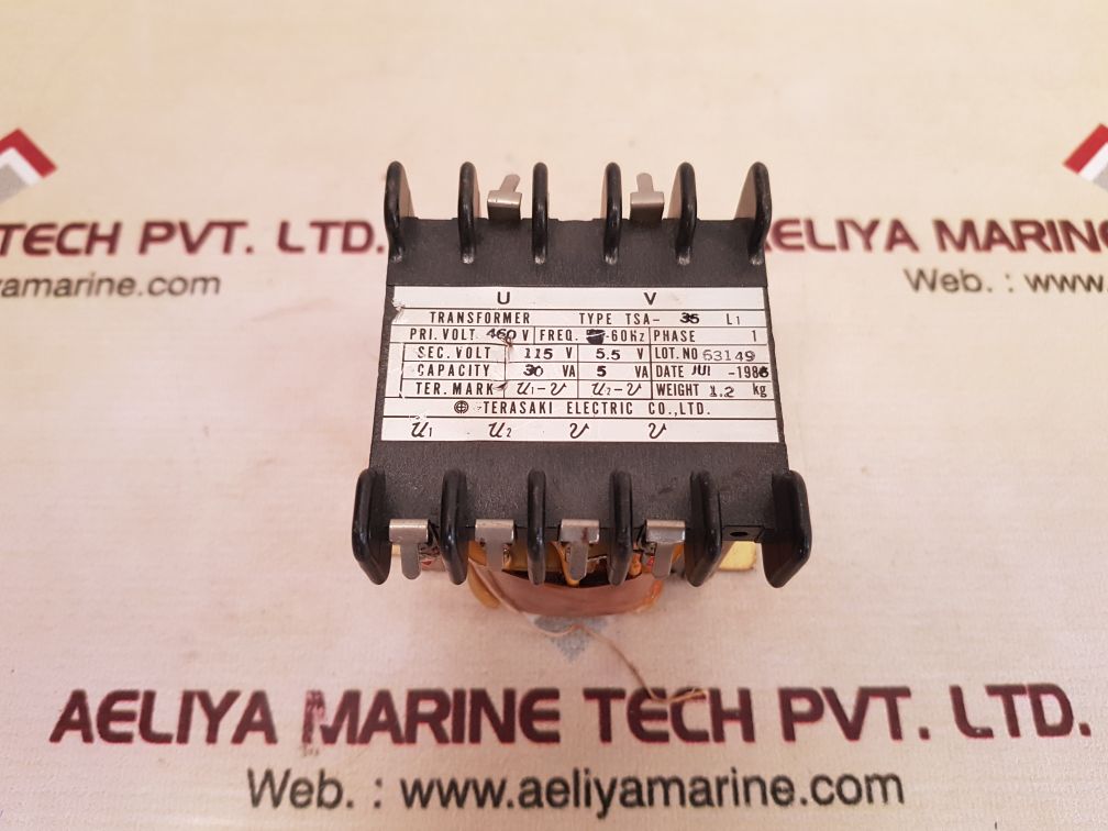 Terasaki Electric Tsa-35 L1 Transformer Phase 1