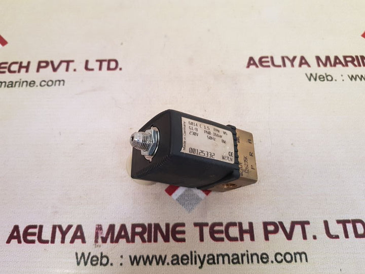 Burkert 6014-c 1, 5 fpm ms 230v 50hz 8w solenoid valve