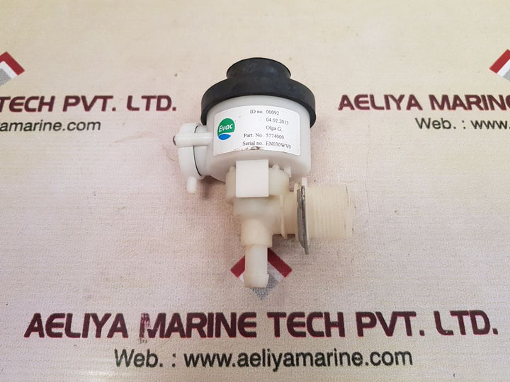 Evac 5774000 water valve 00092