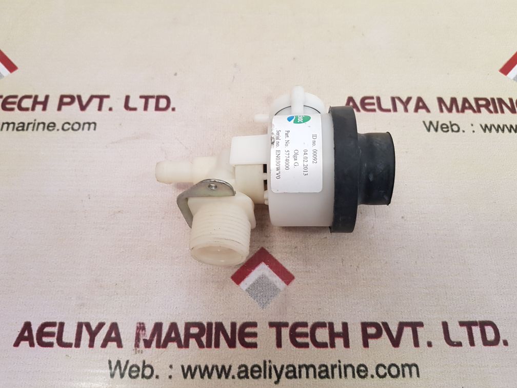 Evac 5774000 water valve 00092