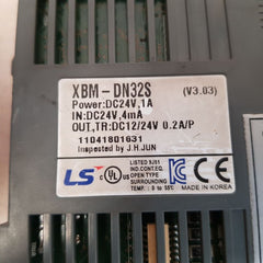 Ls xbm-dn32s programmable controller dc24v,1a (v3.03) used
