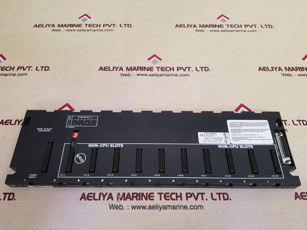 Ge fanuc ic693chs392h 10 slot expansion base