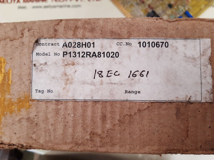Abb p1312 ra 81020 pcb card 125b532 v4