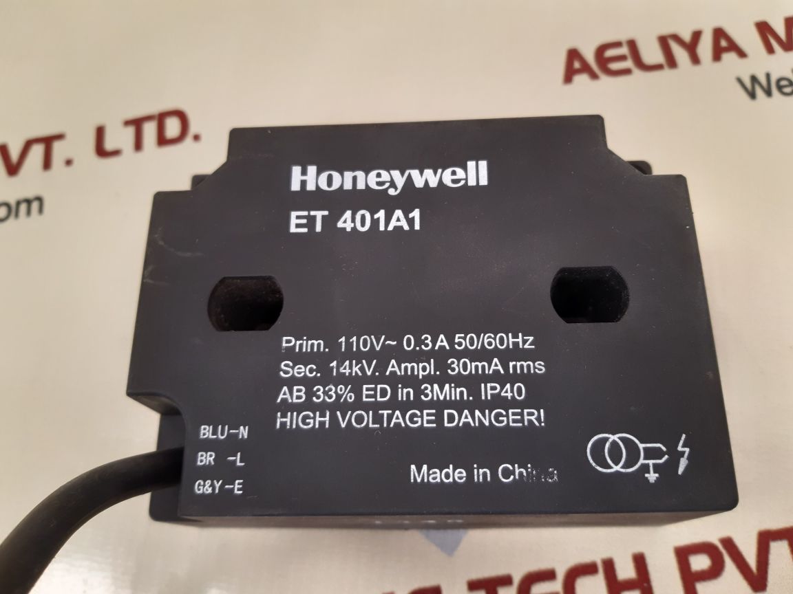 Honeywell Et 401A1 Gas Ignition Transformer 110V~ 0.3A 50/60Hz