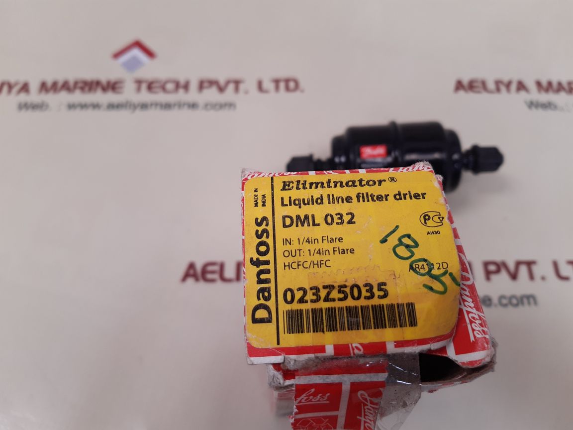 Danfoss dml 032 eliminator liquid line refrigerant filter-drier